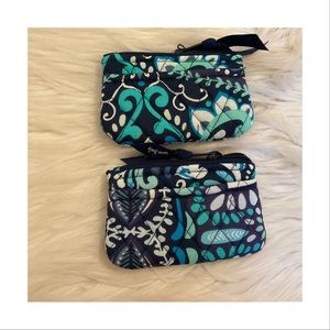 Vera Bradley Coin Purse - NWT x2 - Blue Island Medallion